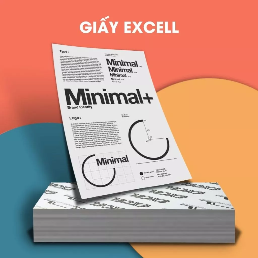 Giấy in, Giấy Photo văn phòng Excel A3 - Định Lượng 70.Gsm (500 Tờ) Một Ream - Indonesia 9