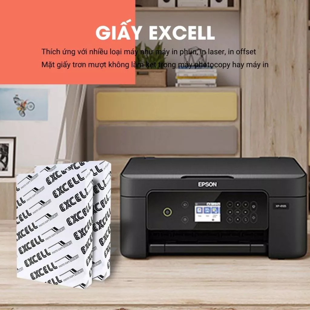 Giấy in, Giấy Photo văn phòng Excel A3 - Định Lượng 70.Gsm (500 Tờ) Một Ream - Indonesia 5